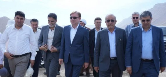 بازدید استاندار بوشهر، رئیس و اعضای کمیسیون کشاورزی مجلس و نماینده دشتستان از سد دالکی